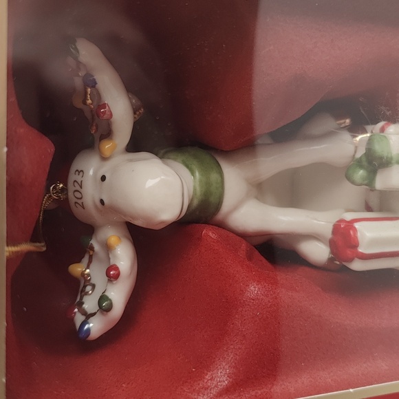 Lenox Marcel the Moose annual 2023 Christmas tree ornament - Picture 2 of 6